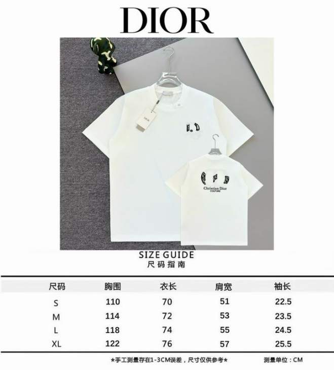 Dior T Shirts Short _SKUDiorS-XLm6tx3815698
